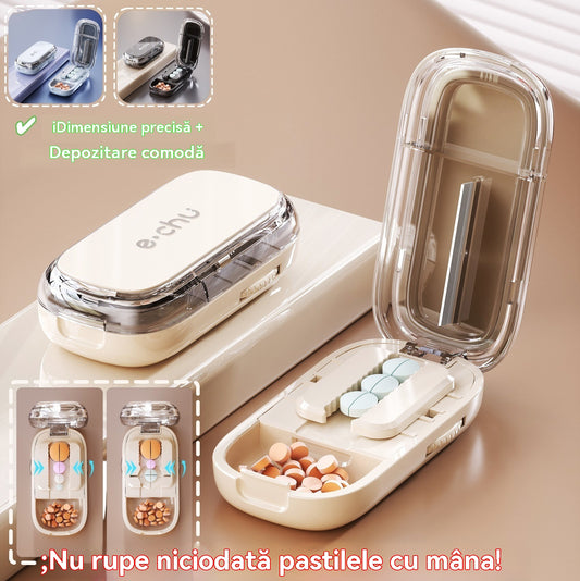 Cutie de medicamente multifuncțională portabilă, etanșă și rezistentă la umiditate