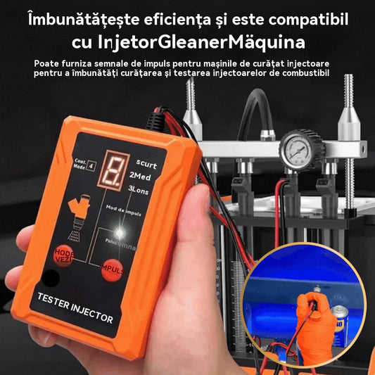 Trusă de curățare a injectoarelor de combustibil EM288, 8 tipuri de impulsuri, tester de injectoare de combustibil auto