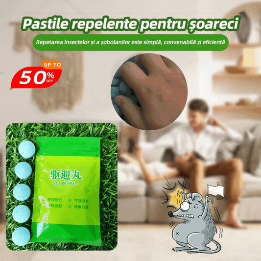 🐭🐁【50 capsule】Pastile puternice repelente pentru șobolani, instrument magic repelent pentru și șobolani