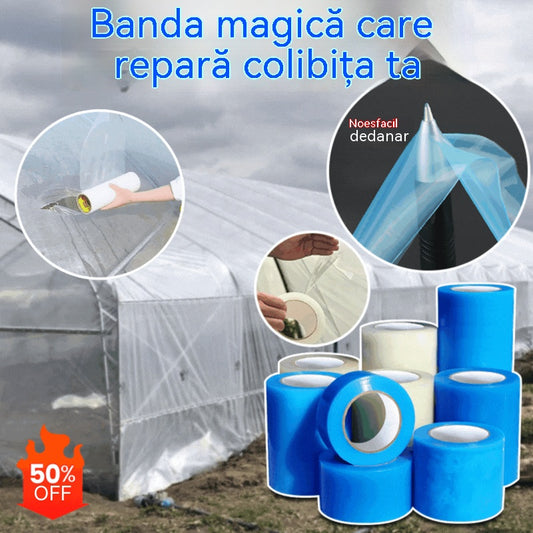 🌳👍👍 Bandă de reparare pentru seră de legume, bandă de reparare din folie de plastic