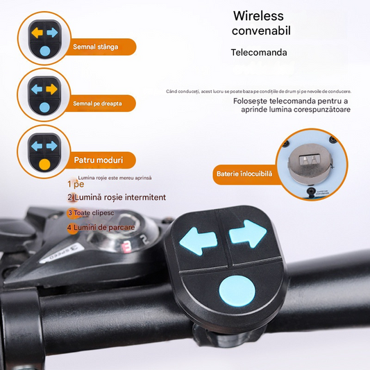 😀Claxon wireless multifuncțional nou cu funcție de telecomandă pentru semnalizare