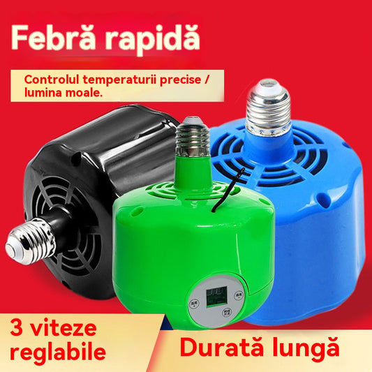 🌈Lampă inteligentă de încălzire cu temperatură constantă pentru animale de companie pentru reproducere