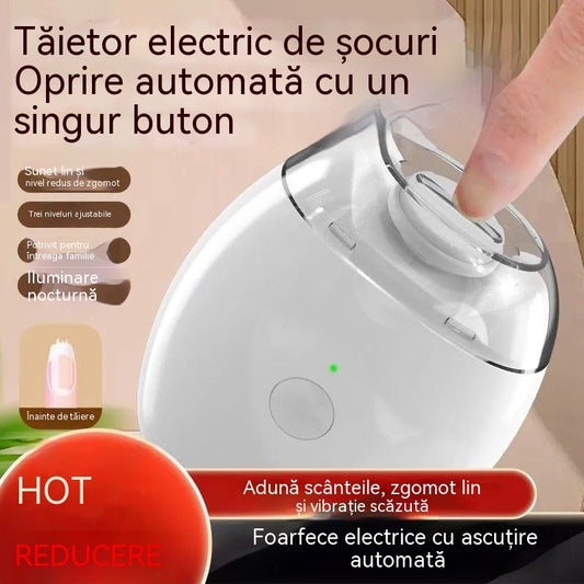 ✨ Pilă automată de unghii pentru o îngrijire sigură și delicată a unghiilor 👶🔧