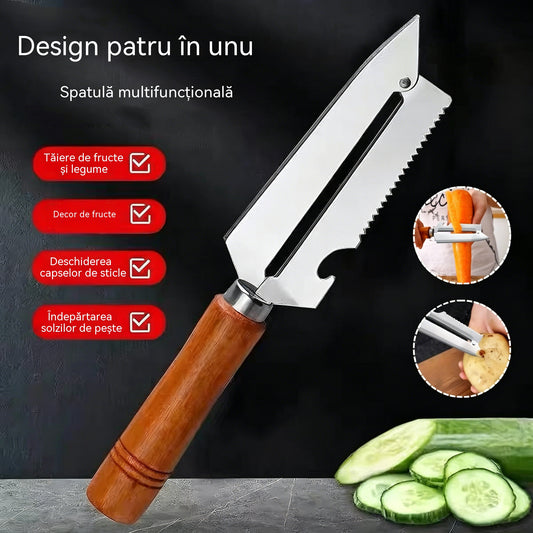 🥕 Cumpărați 2 obțineți 2 gratuit! ✨ Pelador de cocina multifuncional: fabricado en acero inoxidable con mango ergonómico, ideal para frutas, verduras y carne 🔪