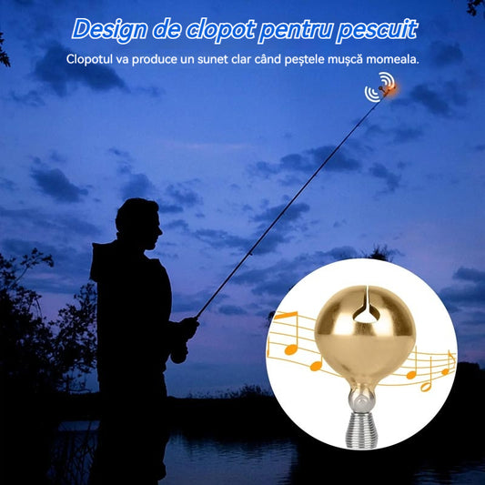 【5 buc】🎣Lumină LED pentru undiță cu clopoțel și sonerie