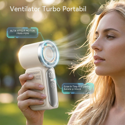 【Cumpărați 1 obțineți 1 gratuit】Ventilator portabil mic, de mare viteză și cu autonomie îndelungată.