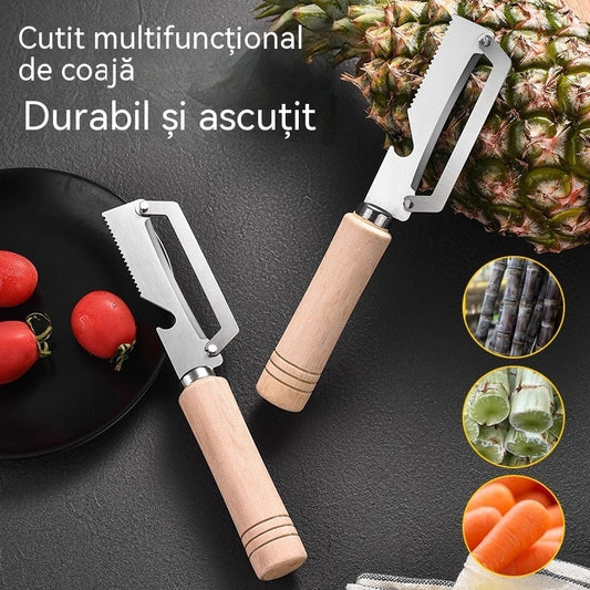 ✅Cumpără 1 și primești 1 gratuit (2 articole) 🧅🔪 Curățător de legume multifuncțional: Curățează, toacă legume, deschide sticle! 🔥