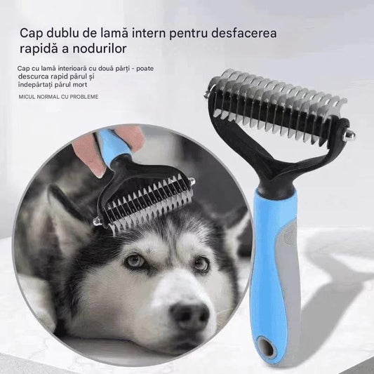 🐶🔥✨【Cumpără 1, primești 1 gratuit】Perie dublă pentru păr de animale