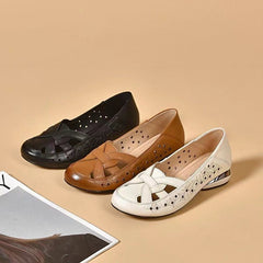 💞【35-40】 2026 Sandale de damă noi, cu vârf rotund, din piele naturală, cu toc mic