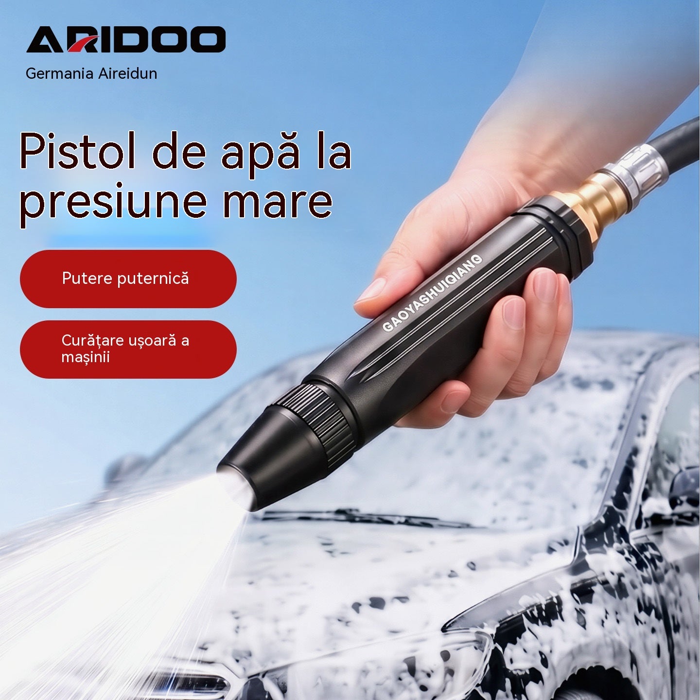 Ultima zi, reducere de 55% - 【2 seturi la 99 lei】 Pistol de spălat cu presiune pentru uz casnic