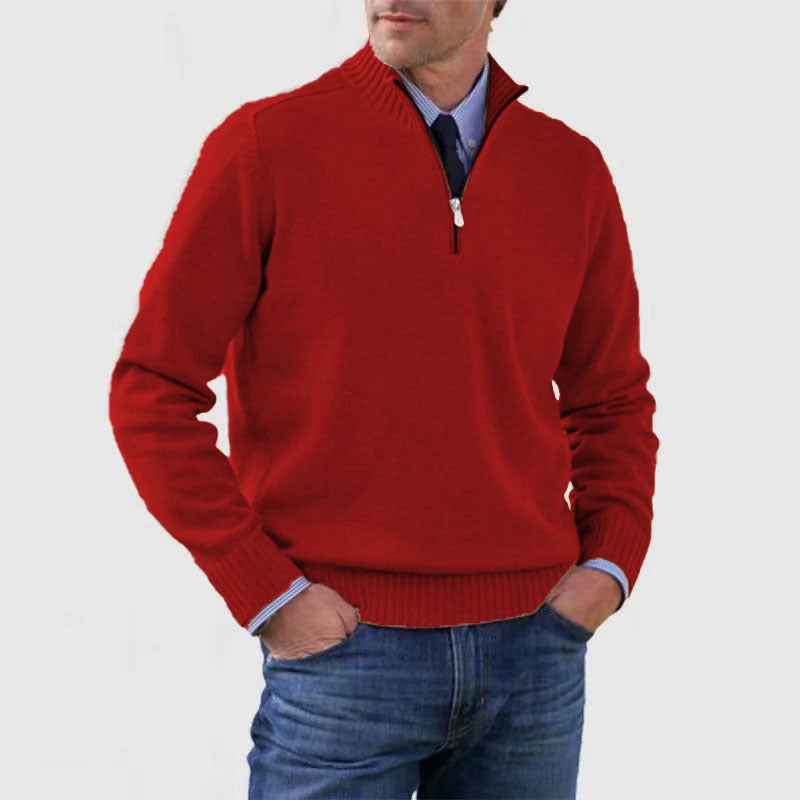 🔥🔥【Noutăți Vânzare fierbinte】【L-5XL】Pulovere calde cu fermoar populare de toamnă și iarnă