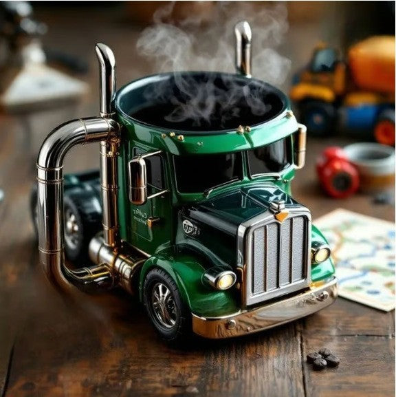 Căni de cafea lucrate manual pentru semi-camioane🚛