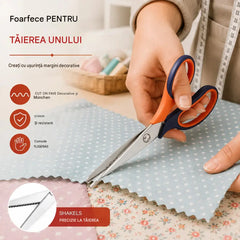 ✂️✂️【Cumpărați 1 obțineți 1 gratuit】Foarfece profesionale zimțate - foarfece ascuțite și zimțate pentru materiale textile