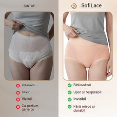 🔥🩲【6 bucăți】Lenjerie intimă antibacteriană cu talie înaltă, care controlează abdomenul