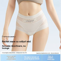 🔥🩲【Cumpără 3, primești 3 gratis】🩲Lenjerie intimă antibacteriană cu talie înaltă și slăbire