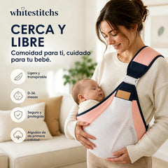 👶【Cumpărați 1 obțineți 1 gratuit】 Marsupiu ergonomic ușor pentru bebeluși | Ideal pentru plimbări și călătorii ✈️