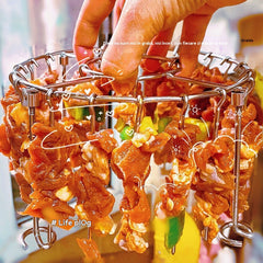 Grătar din oțel inoxidabil, potrivit pentru toate cuptoarele🍢🍖🍗