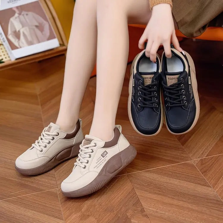 【Mărimi 35-40】Pantofi casual noi și la modă, cu talpă groasă