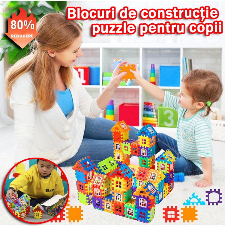 🎁【140 bucăți】blocuri de construcție jucării educaționale