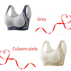 😍【2 bucată】Sutien push-up confortabil în stil vestă fără cusături❤️【40-85 kg】