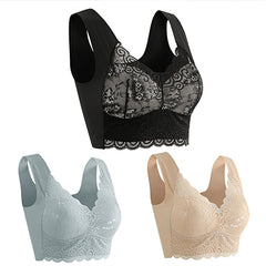 👙💖【Set 3 piese】Sutien confortabil și respirabil pentru femei - Recomandat de medici