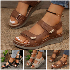 🌟【36-43】Sandale elegante pentru femei cu toc wedge 👡✨ Oferta limitată – Comandă acum