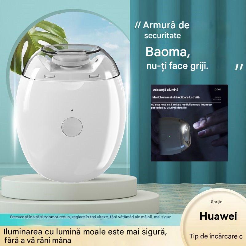 💅 ✨ Pila automată pentru unghii 1, îngrijire sigură și delicată a unghiilor 👶🔧