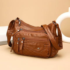 🔥【Reducere 50%】Geantă nouă de umăr/crossbody din piele moale, capacitate mare, 2026
