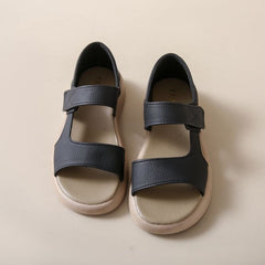 👡【35-43】 sandale retro de vară cu un singur picior din piele moale, cu talpă moale