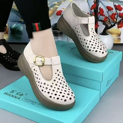 💥🔥👠【35-41】Sandale de vară pentru femei 2026, cu talpă goală și toc mediu, antiderapante