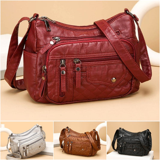 🔥【Reducere 50%】Geantă nouă de umăr/crossbody din piele moale, capacitate mare, 2026