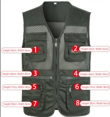 🔥【XL-4XL】Vestă funcțională casual cu mai multe buzunare