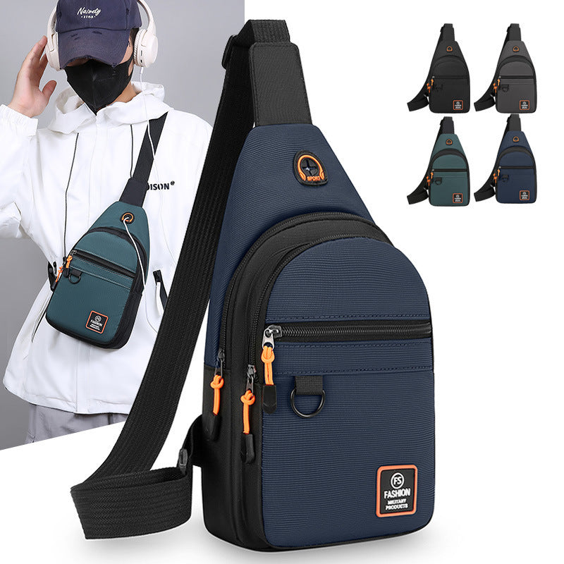 ☔️ Ploaia? Nicio problemă! ✨ Geantă bandolier impermeabilă cu multiple buzunare🎒