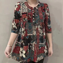 🔥✨【Ultima zi, reducere de 50%】🍁【XL-5XL】2026 New Super Stretchy Chiffon Top Plus Size