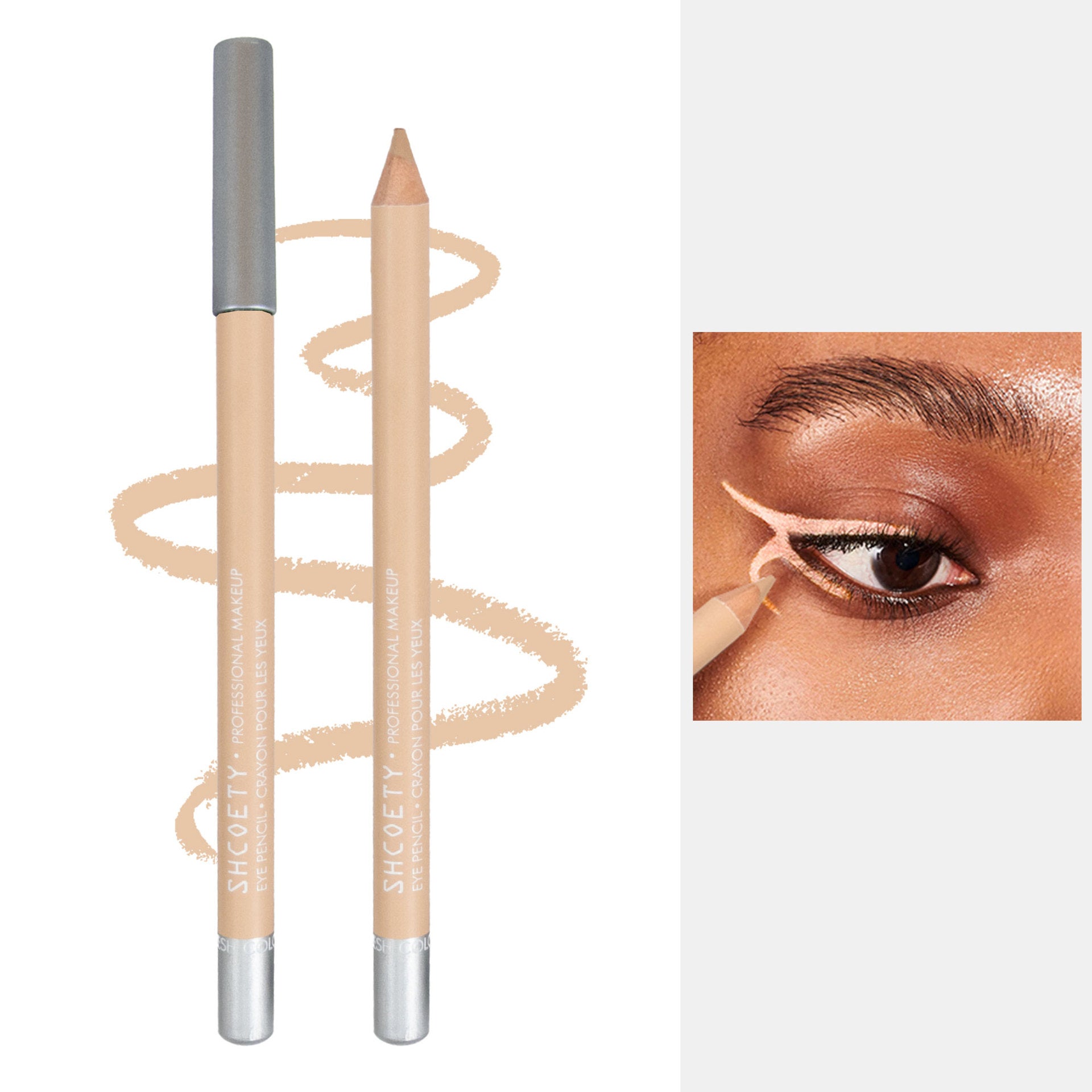🔈🔈Profită acum de o reducere de 50%!💜Pachet de 5💜Eyeliner rezistent, rezistent la apă, din lemn