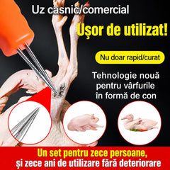 🐓🦆 Aparat electric portabil de jumulit pentru găini, rațe, gâște și alte păsări de curte (încărcare USB)