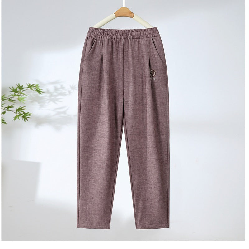 💟✨Pantaloni la modă, respirabili, casual, din bumbac și in, mătase rece【40-90 kg】