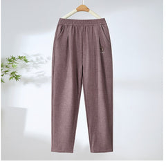 💟✨Pantaloni la modă, respirabili, casual, din bumbac și in, mătase rece【40-90 kg】