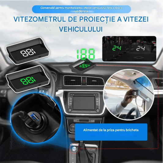 🚗Afișaj HUD în mașina dvs.｜Proiecție GPS HD｜Viteză în timp real și conducere mai sigură
