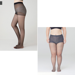 【40-150 kg】Ciorapi mari de vară pentru femei, cu elasticitate ridicată, fără cădere a picioarelor, mătase gri care înfrumusețează pielea