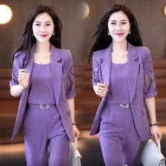 🏆🏆【Jachetă+tricou+pantaloni】Set din trei piese pentru costum casual de primăvară și toamnă 2026