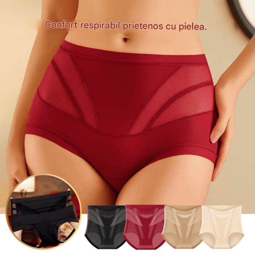 🍑 Lenjerie modelatoare cu talie înaltă – Ridică și aplatizează abdomenul în câteva secunde! ✨