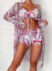🎁🎁【Reduceri de sezon】👙 Noul costum de baie din trei piese de modă nouă, mai multe culori disponibile