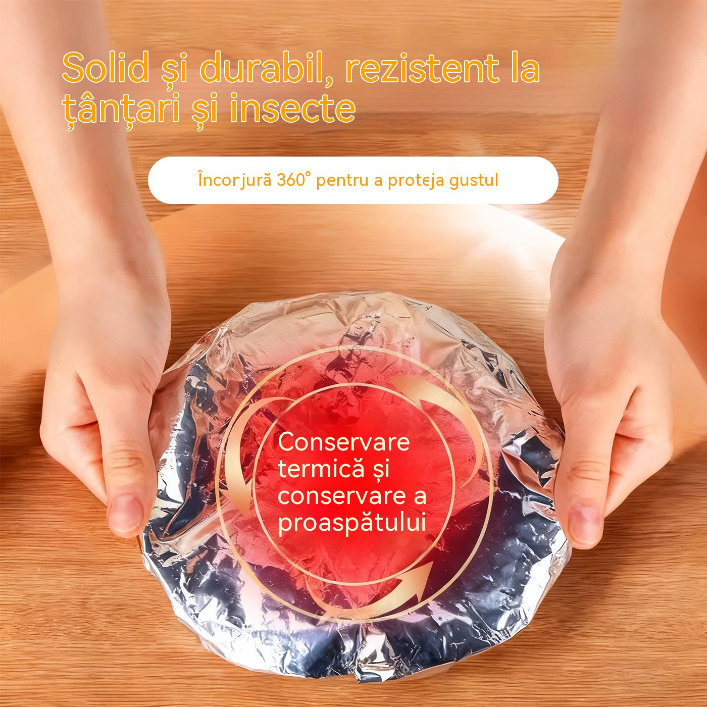 📢📢 50% REDUCERE! ⏰【100 bucăți】 Capac izolator din folie de aluminiu