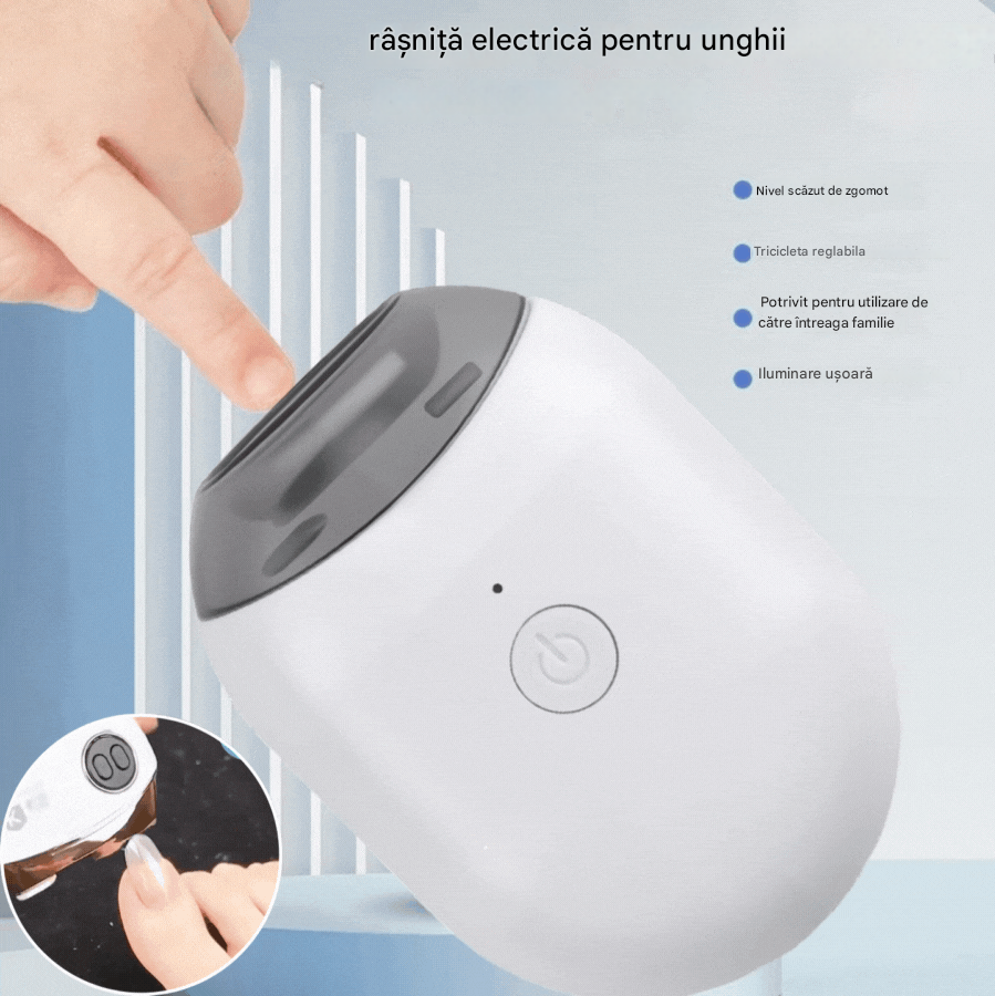 💅 Cumpără unul, primești unul gratis! ✨ Pilă automată de unghii pentru o îngrijire sigură și delicată a unghiilor.
