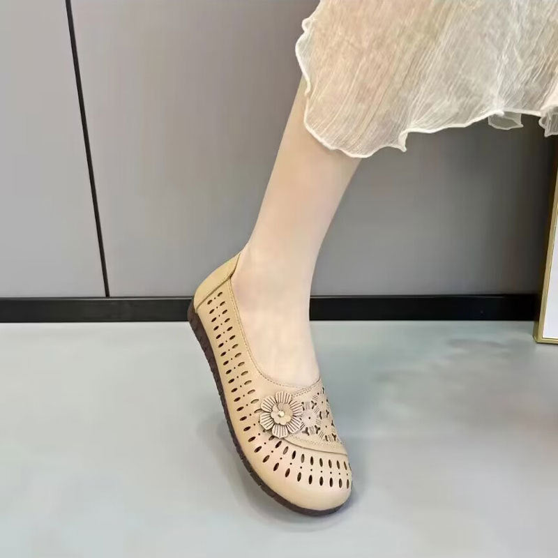 🔥【35-40】Pantofi de dama，Pantofi cu talpă moale anti-alunecare din piele de vacă