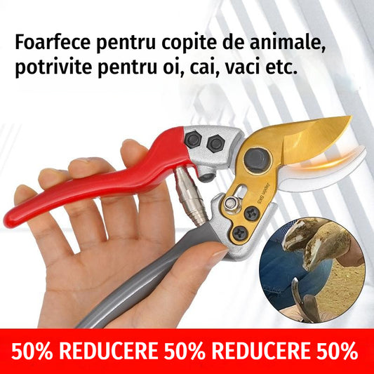 【Reducere de 50%】Foarfece pentru copite de oaie, copite de vacă, foarfece pentru copite de cal