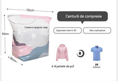 【Set 5 piese】Pungi de vidat haine fără pompă, design ranforsat pentru depozitare