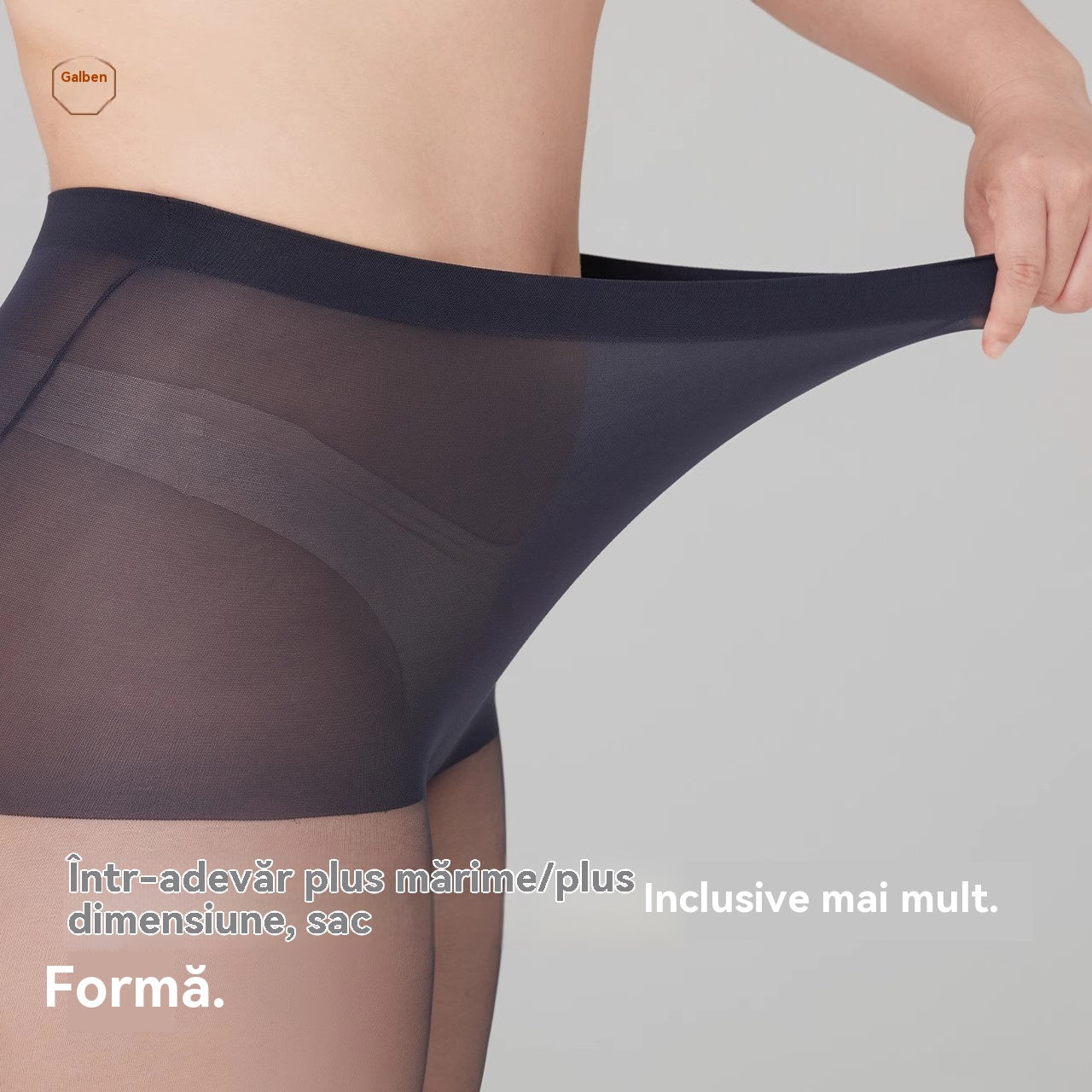 【40-150 kg】Ciorapi mari de vară pentru femei, cu elasticitate ridicată, fără cădere a picioarelor, mătase gri care înfrumusețează pielea
