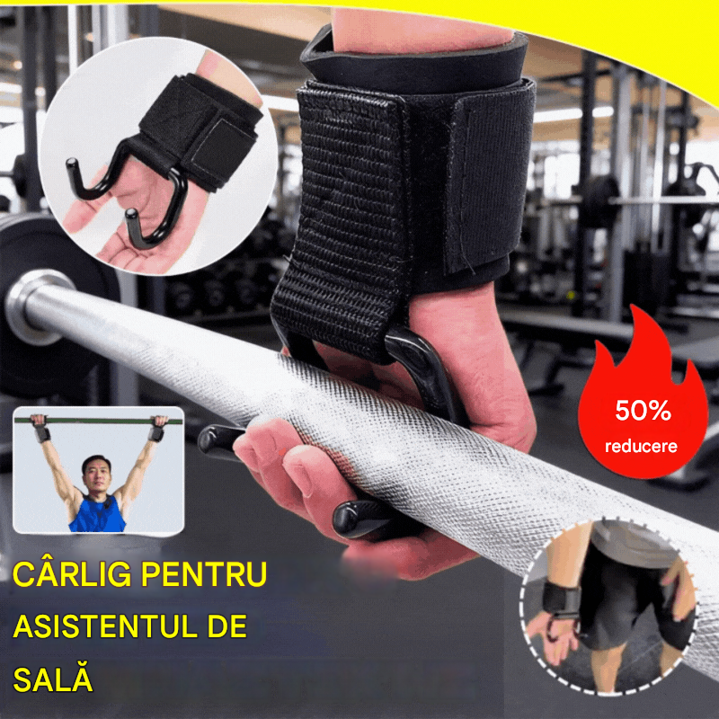 🔥【4 bucăți】Lichidare de stoc excelentă🔥Suport pentru încheietura mâinii tip cârlig